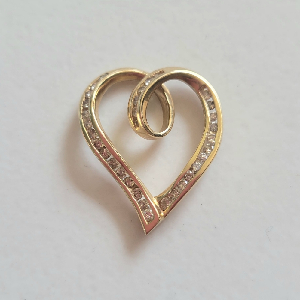 Diamond pendant  gold 10k